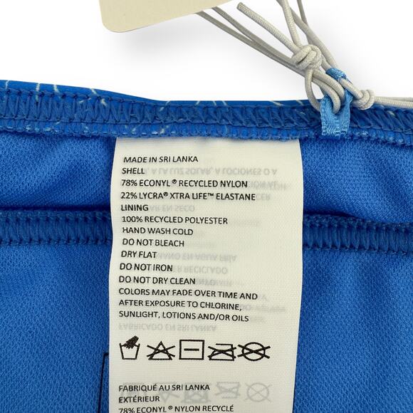 Prana Ramba Bikini Bottom Size XL Blue Floreat Full Coverage Bathing Swim Suit - Picture 6 of 7